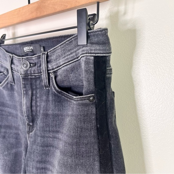 HUDSON Nico Black Straight Crop Jeans - Picture 5 of 12